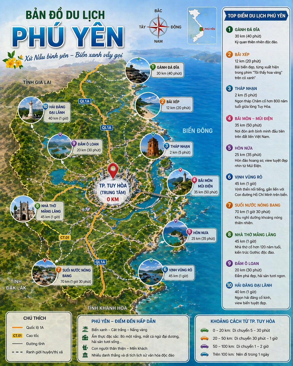 Phú Yên – Vẻ đẹp hoang sơ của miền biển Nam Trung Bộ