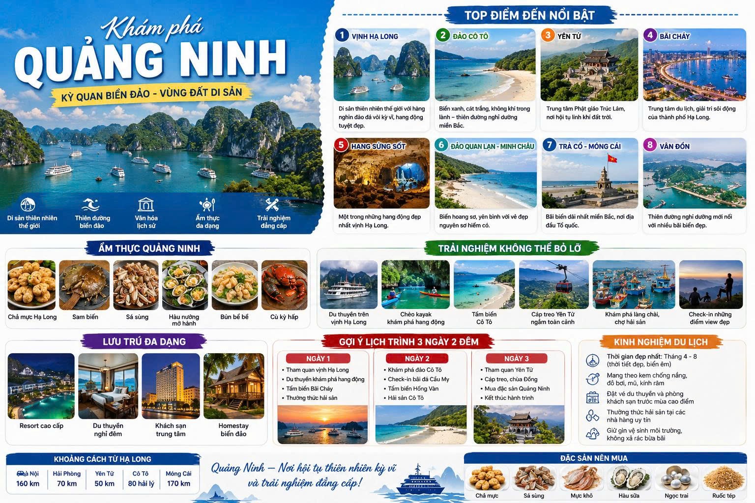 Du lịch Quảng Ninh 2026 – Khám phá kỳ quan biển đảo hàng đầu Việt Nam
