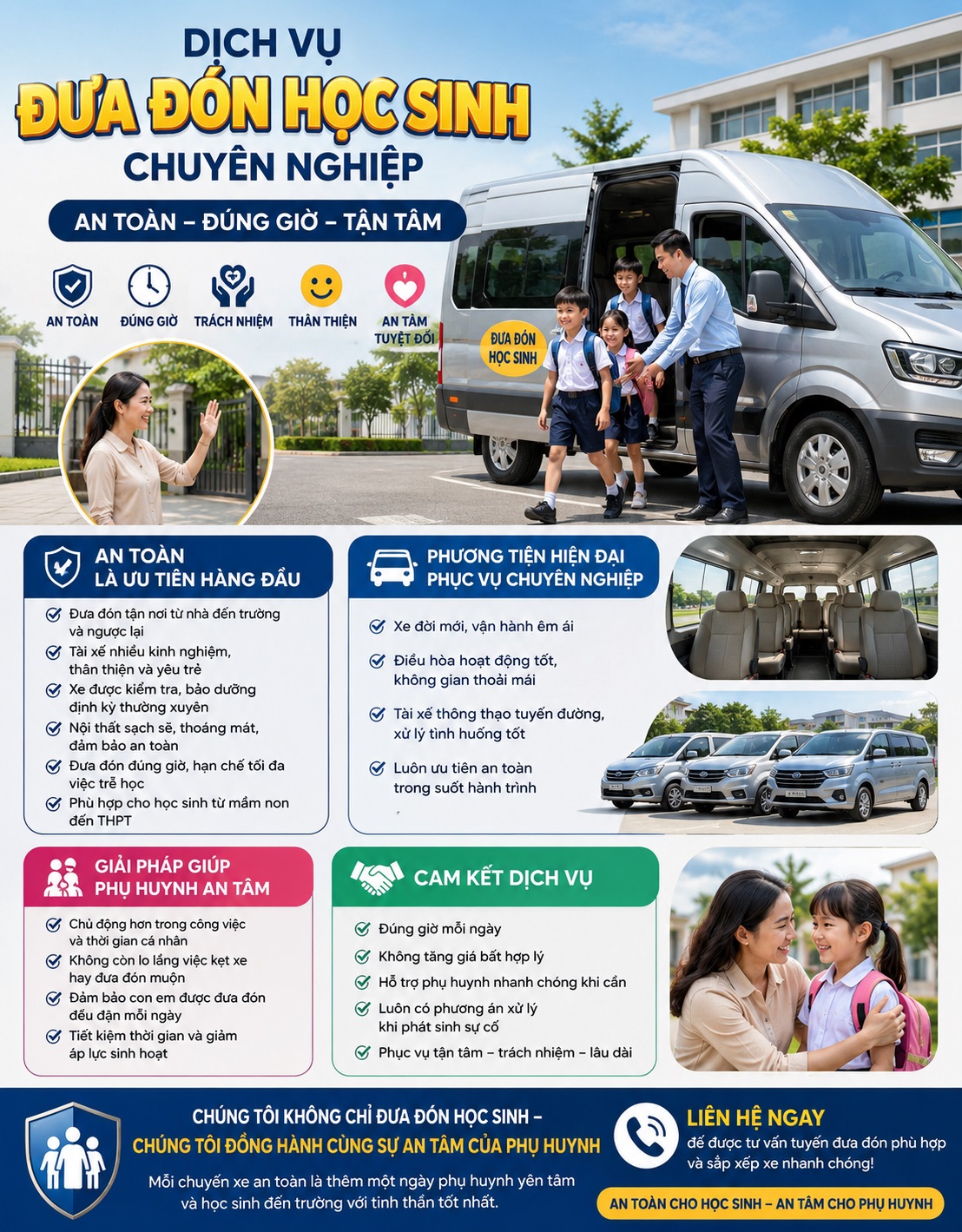 Dịch vụ đưa đón học sinh
