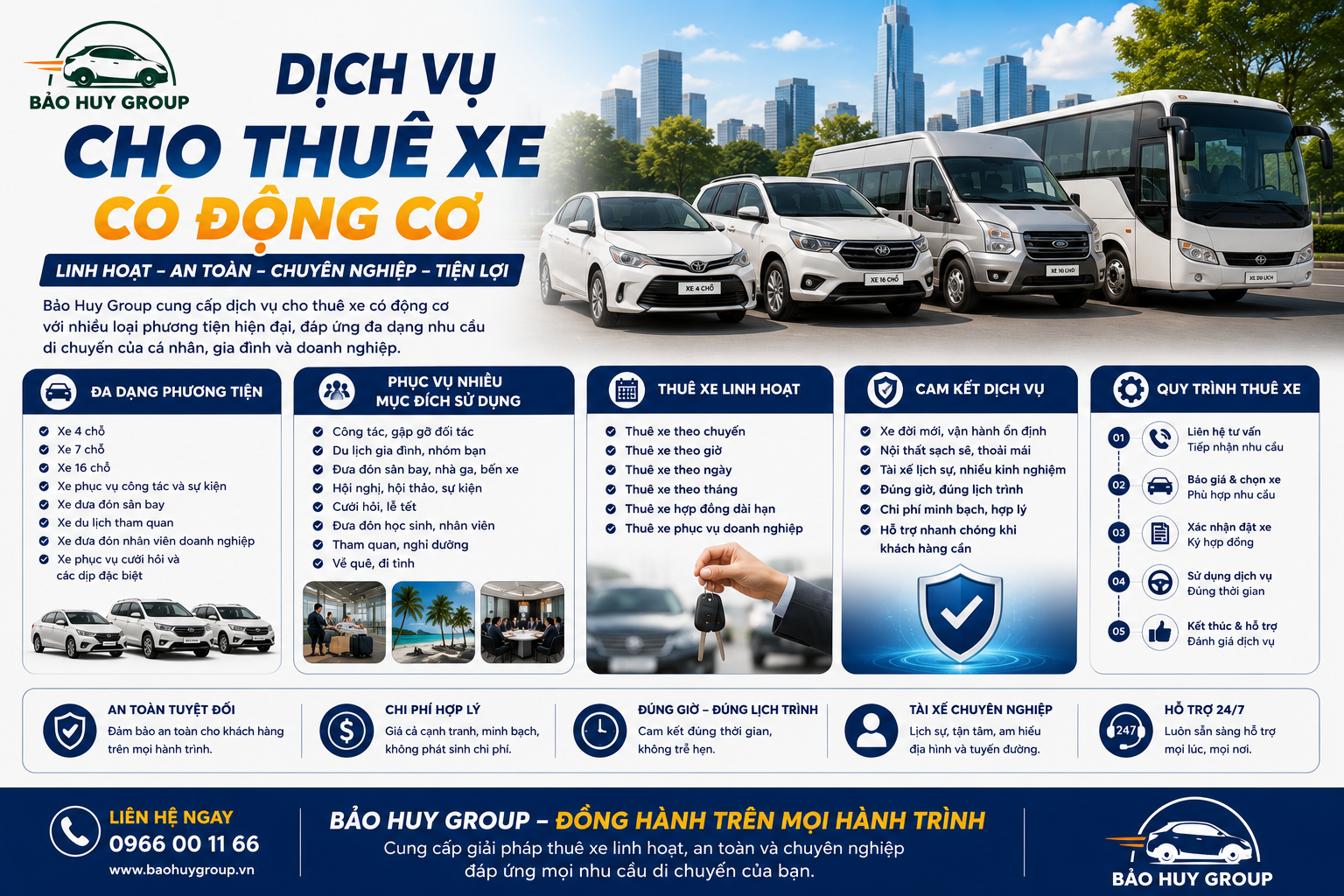 Dịch vụ cho thuê xe có động cơ – Giải pháp di chuyển linh hoạt cho mọi nhu cầu