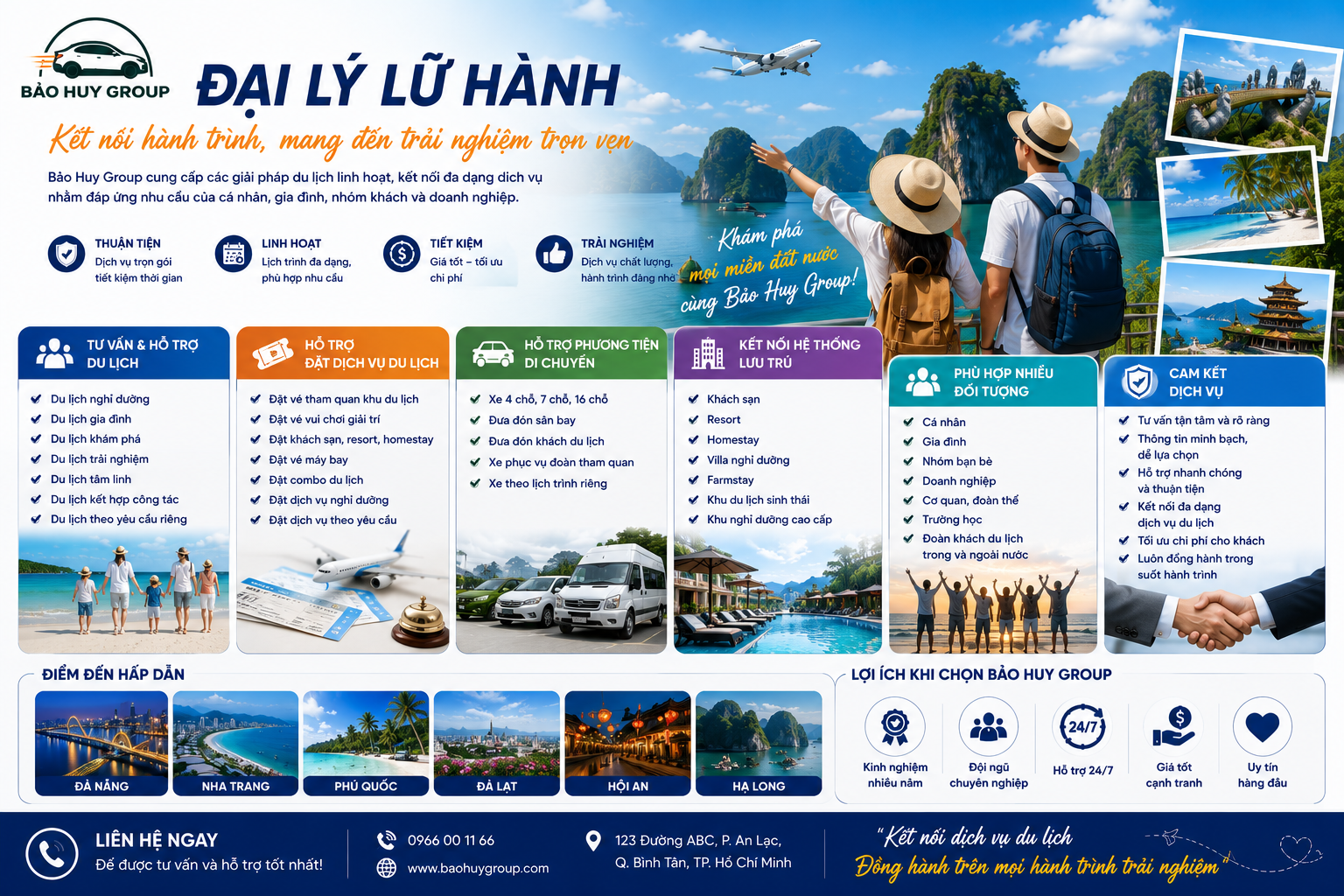 Đại lý lữ hành – Kết nối hành trình, mang đến trải nghiệm trọn vẹn